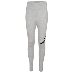 Girls' Grade School - Jordan Jumpman Leggings - Light Grey Heather/White