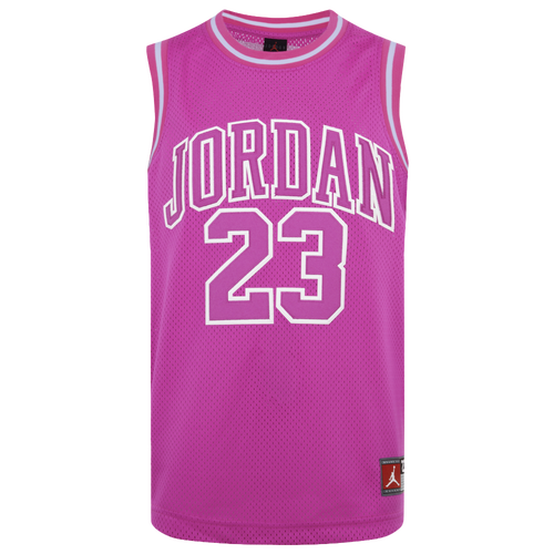 

Girls Jordan Jordan 23 Jersey - Girls' Grade School Fire Pink/White Size S