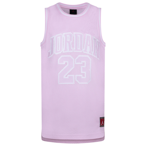 

Girls Jordan Jordan 23 Jersey - Girls' Grade School Pink/Black Size S