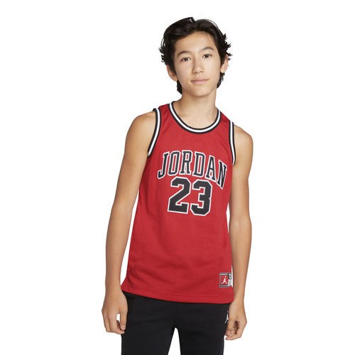 Jordan Boys 23 Jersey - Black/Red Size M