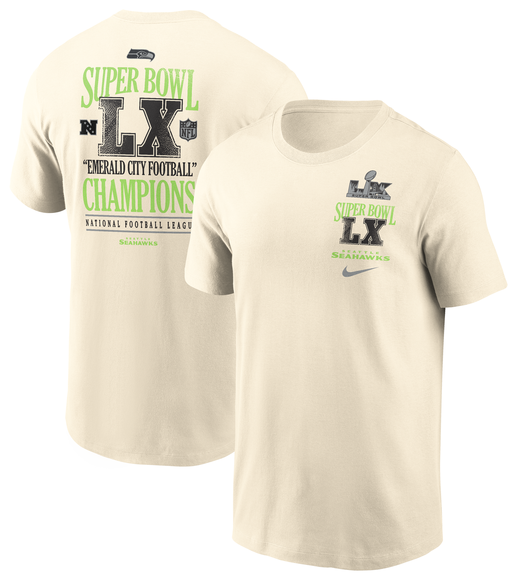 Nike Seahawks Superbowl Short Sleeve T-Shirt - Men's | Champs Sports