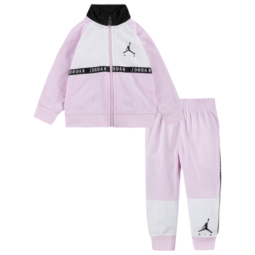 

Boys Infant Jordan Jordan Jumpman Air Blocked Tricot Set - Boys' Infant Pink Foam/Black Size 18MO