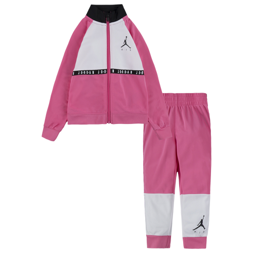 

Girls Jordan Jordan Jumpman Air Blocked Tricot - Girls' Toddler Pink/White Size 2T