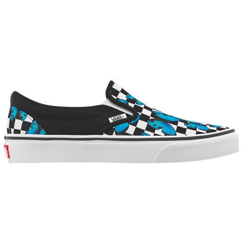Vans Classic Slip On - Girls' Grade School Skate/BMX Shoes - White / Black - VN0A5AO85KK