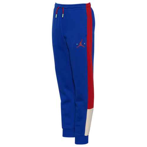 

Boys Jordan Jordan Wild Utility Pants - Boys' Grade School Blue/Red Size L