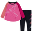Jordan Layered Dress Set - Girls' Toddler Pink/Black