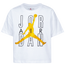 Jordan Air Shine T-Shirt - Girls' Grade School White/Black