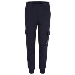 Boys' Grade School - Jordan Fleece Cargo Pants - White/Black