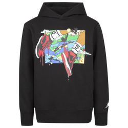 Boys' Preschool - Jordan Jumpman DNA Paint Pullover - Black/White