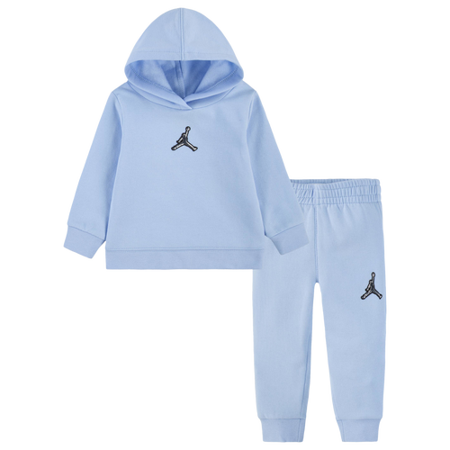 

Girls Infant Jordan Jordan Essentials Fleece Set - Girls' Infant Ice Blue Size 12MO