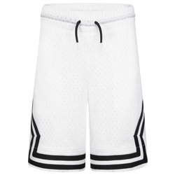 Boys' Grade School - Jordan Air Diamond Shorts - White