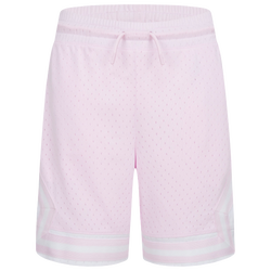 Girls' Grade School - Jordan Air Diamond Shorts - Pink/White