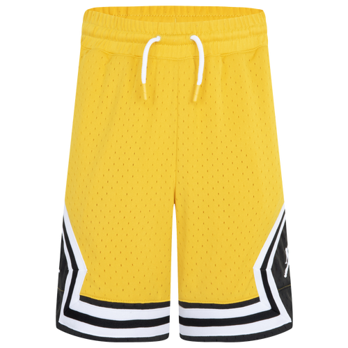 

Boys Jordan Jordan Air Diamond Shorts - Boys' Grade School Black/Yellow Size M