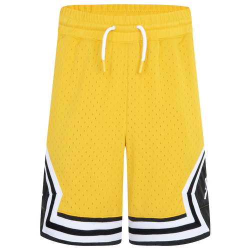 

Boys Jordan Jordan Air Diamond Shorts - Boys' Grade School Black/Yellow Size L