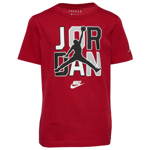 

Boys Jordan Jordan Sport DNA T-Shirt - Boys' Grade School Red/Red Size S