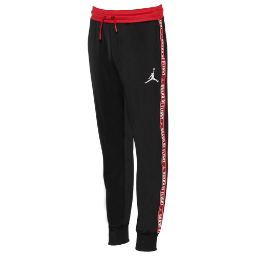 

Jordan Boys Jordan BOF Tricot Pants - Boys' Grade School Black/Red Size M