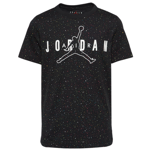 

Jordan Boys Jordan Color Mix T-Shirt - Boys' Grade School Black/Multi Size XL