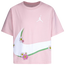 Jordan Flower Child T-Shirt - Girls' Grade School Pink/White