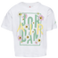 Jordan Flower Child T-Shirt - Girls' Grade School White/Green