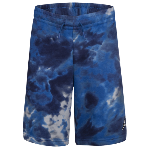 

Jordan Boys Jordan Smoke Dye Shorts - Boys' Grade School Blue/Grey Size M