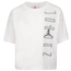 Jordan AJ11 Vert T-Shirt - Girls' Grade School White/Black