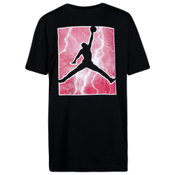 Boys' Grade School - Jordan AJ4 T-Shirt - Black/White