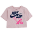 Jordan AJ1 Stuck T-Shirt - Girls' Toddler Atmosphere Grey/Black