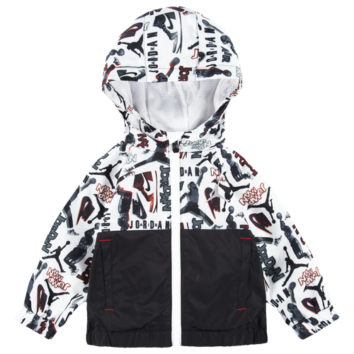 Jordan Boys Infant   Colorblock Windbreaker In White