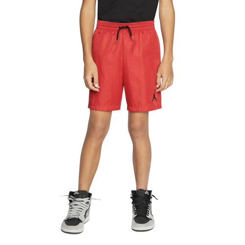 

Jordan Boys Jordan Jumpman Woven Play Shorts - Boys' Grade School Red/Black Size M