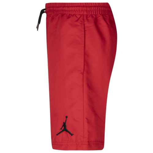 Jordan Boys Jumpman Woven Play Shorts Red Black Size L