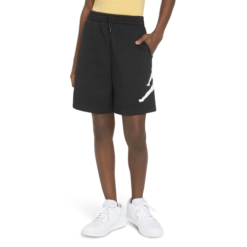 

Jordan Boys Jordan Big Jumpman Shorts - Boys' Grade School White/Black Size M