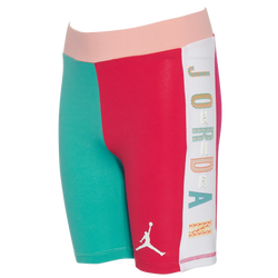 Girls' Grade School - Jordan Bike Shorts - Pink/Green