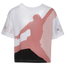 Jordan Jumpman Block T-Shirt - Girls' Grade School Beige/White