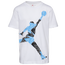 Jordan Retro 6 T-Shirt - Boys' Grade School White/Blue