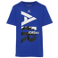 Jordan Retro 5 T-Shirt - Boys' Grade School Blue/Black