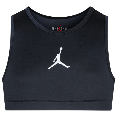 

Girls Jordan Jordan Jumpman Solid Sports Bra - Girls' Grade School Black/Black Size M