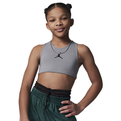 Girls' Grade School - Jordan Jumpman Solid Sports Bra - Carbon Heather