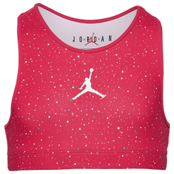 Girls' Grade School - Jordan Jumpman Printed Sports Bra - Rush Pink