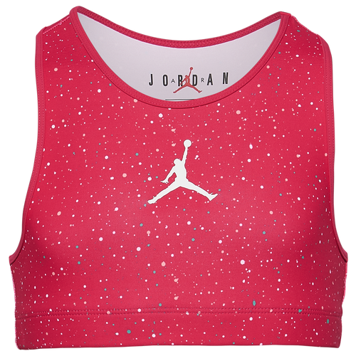 

Jordan Girls Jordan Jumpman Printed Sports Bra - Girls' Grade School Rush Pink Size M