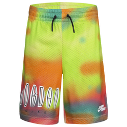 Boys' Grade School - Jordan MVP Core Mesh Shorts - Green/Multi