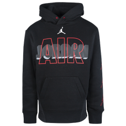 Boys' Preschool - Jordan Sideline Pullover Hoodie - Black/White