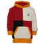 Jordan Paprika Fleece Pullover Hoodie - Boys' Grade School Red/Yellow/White
