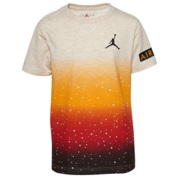 Boys' Grade School - Jordan Heat Up T-Shirt - White/Yellow