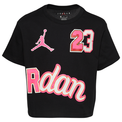 Jordan Kids' Girls  Rookie Mix T-shirt In Black/white