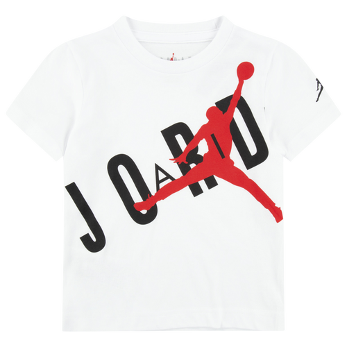 

Boys Jordan Jordan Throw Back T-Shirt - Boys' Toddler Black/White Size 4T