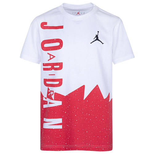 

Boys Jordan Jordan Air Jordan 6 Flight Attack T-Shirt - Boys' Grade School White Size S