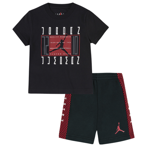 

Boys Jordan Jordan AJ11 History Shorts Set - Boys' Toddler Black Size 2T