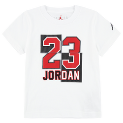 Boys' Toddler - Jordan 23 Constructed T-Shirt - White/Red