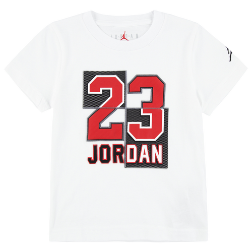 

Boys Jordan Jordan 23 Constructed T-Shirt - Boys' Toddler White/Red Size 4T