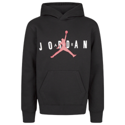 Boys' Grade School - Jordan HBR Fleece Pullover Hoodie - Black/Black